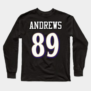 Baltimore Ravens Andrews 89 American Football Long Sleeve T-Shirt